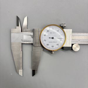 Uso industriale <span class=keywords><strong>12</strong></span> pollici in acciaio inox quadrante <span class=keywords><strong>Vernier</strong></span> pinza precisione a doppia mano analogica pinza strumenti di misura - Product Image 3