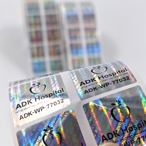 Sigillo di Sicurezza Trasparente per Profumo con Etichetta Personalizzata Olografica Argentata Anti-Manomissione Garanzia Annullata - Product Image 3