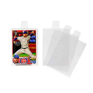 Ventes en gros de pochettes de protection pour cartes de sport personnalisées, durables, imperméables, en matériau PP transparent - Product Image 2