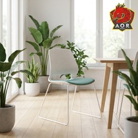 Chaise de bureau ergonomique moderne AOR en maille PP, hauteur réglable, accoudoirs fixes, mécanisme multifonctionnel, garantie de 2 ans, confort toute la journée