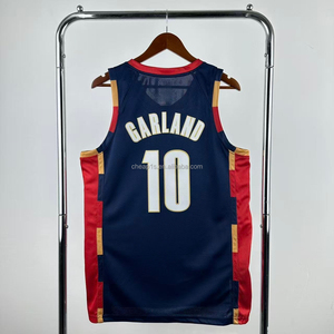 Livraison directe de vêtements pour hommes Cleveland Cavaliers # 45 <span class=keywords><strong>Donovan</strong></span> <span class=keywords><strong>Mitchell</strong></span> # 1 Maillot de basket-ball James Harden - Product Image 5