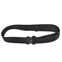 Ceinture tactique en stock, robuste, en polyester, boucle épaisse, déverrouillage rapide, durable, réglable, pour l'extérieur, airsoft, cinturon tactico