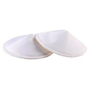 10 Pcs/pack Bowl Shape Organic Bamboo Nursing Breast Pads Washable Maternity Nursing Pads For Women