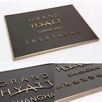 Panneaux de porte d'hôtel personnalisés, numérotés, éclairés par LED, en acier inoxydable, modernes, pour bureaux et hôpitaux, signalisation publicitaire d'adresse