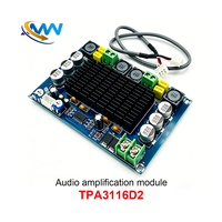 Carte d'amplificateur de puissance numérique haute puissance XH-M543 TPA3116D2, module d'amplificateur audio classe D double canal 2*120W
