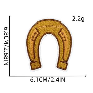En gros, Patchs brodés thermocollants Western Cowboy à suspendre sur porte-clés et pour casquettes - Product Image 5