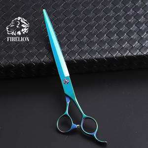 7.5 Inch JP440C Rvs Professionele Titanium <span class=keywords><strong>Plating</strong></span> Multicolour Snijden <span class=keywords><strong>Dog</strong></span> Grooming Pet Schaar - Product Image 6