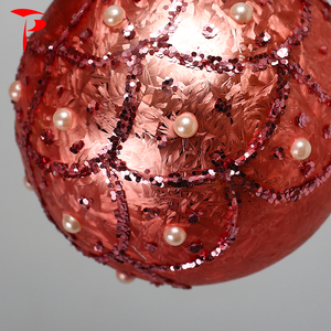 Boule placage <span class=keywords><strong>de</strong></span> paillettes, verre <span class=keywords><strong>personnalisé</strong></span> coloré, à suspendre, pour noël - Product Image 3