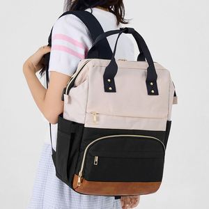 Sac à dos de maternité de bonne qualité, mochila portable grande capacité, sacs à couches pour bébé avec logo personnalisé USB - Product Image 2