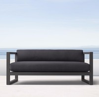 Meubles de jardin, patio, extérieur, nouveau modèle, ensemble de canapés d'extérieur, canapé en aluminium avec coussin
