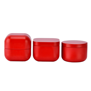 <span class=keywords><strong>Tapa</strong></span> Cuadrada de <span class=keywords><strong>Metal</strong></span> Rojo, Dorado y Blanco para Frascos de Velas, 15g, Vacía, para Fabricación de Velas, Envasado de Alimentos y Dulces - Product Image 3