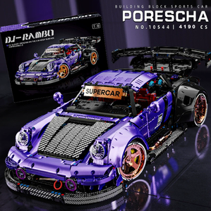 Venta caliente Modelo de coche deportivo Cool Building Bricks Producto personalizado Building <span class=keywords><strong>Brick</strong></span> Sets - Product Image 3