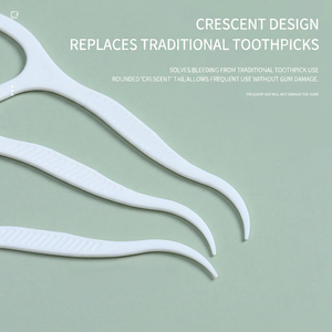 <b>Plastic</b> Dental Floss Sticks 50Pcs 7cm Portable Box Pack for Travel and Daily Use - Product Image 4