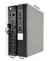 Vente en gros pour boîtier de micro-ordinateur Optiplex 7060, moniteur, mini-ordinateur professionnel, 2-4,4 GHz, 8 Go de RAM, SSD M.2, 7,17x7x1,42 pouces