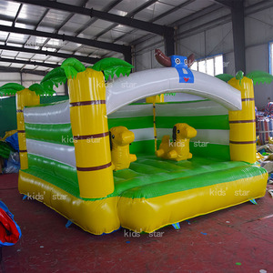 Mini château gonflable et combo structure de jeux à <span class=keywords><strong>louer</strong></span>, PVC écologique, capacité 480 kg, 5m x 5m x 3,5m, pour fêtes d'<span class=keywords><strong>anniversaire</strong></span> d'enfants de 3 à 12 ans - Product Image 3