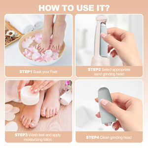 <strong>Electric</strong> <strong>Foot</strong> Grinder Electronic Callus Remover File with Dead Skin Removal Battery Powered <strong>Foot</strong> File Machine - Product Image 5