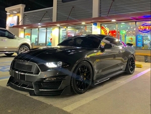 Pala frontal envolvente grande <span class=keywords><strong>Shelby</strong></span> para parachoques delantero modificado 18-23 <span class=keywords><strong>Mustang</strong></span> <span class=keywords><strong>GT350</strong></span>, escape de Material ABS de nueva condición para actualización - Product Image 2