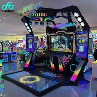 Machine de danse d'arcade de divertissement intérieur Machine de danse commerciale à pièces Centre de jeux Centre commercial Machine de divertissement