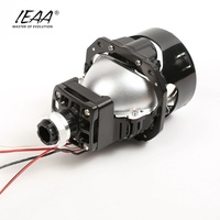 Phares LED de voiture HID projecteur 2,5 pouces, phare LED double lentille de projecteur, montage non destructif, 60 watts, 6000 lumens