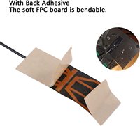 Antenne FPC interne personnalisée 2,4/5,8G LTE, gain 3dBi, GSM 4G, PCB flexible avec polarisation horizontale pour connecteurs