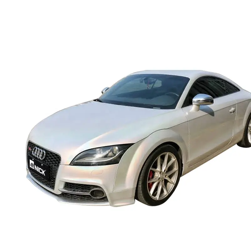 NICK GS-4401 White Iridescent Vinyl Changing Color Wrap Car Wrapping Car Vinyl Wrap