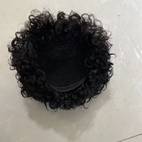 Perruques courtes de luxe, coupe pixie, densité 180%, bouclées lâches, 8 pouces, sans dentelle, entièrement fabriquées à la machine