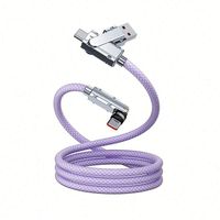 Nouveau câble en silicone, chargeur multifonction, câble USB, câble de charge rapide, adaptateur type-C, échantillon gratuit