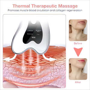 V-Shape Device Skin Tightening Facial Massager <strong>Roller</strong> <strong>Micro</strong> Face Lift Instrument - Product Image 6