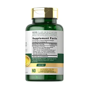 <span class=keywords><strong>Huile</strong></span> <span class=keywords><strong>d</strong></span>'<span class=keywords><strong>origan</strong></span> en gélules, haute puissance, carvacrol, sans OGM, sans gluten, complément alimentaire à base de plantes, vente en gros directe <span class=keywords><strong>d</strong></span>'usine, produit phare sur <span class=keywords><strong>Amazon</strong></span> - Product Image 4