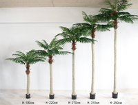 Hochwertiger Realistischer Grüner Künstlicher Baum 350cm Hoch Künstliche Areca-Palme Betelpalme mit Topf