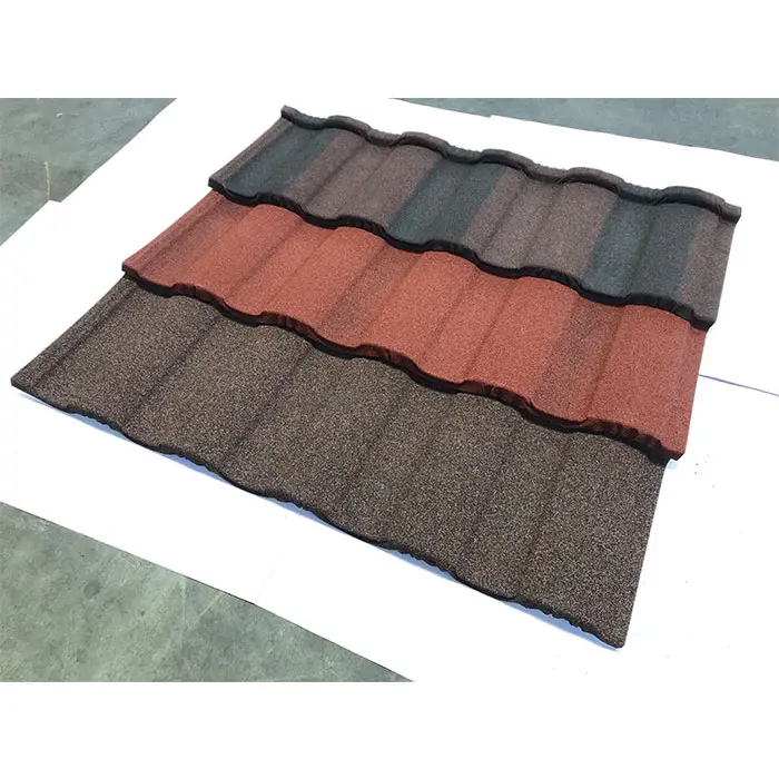 Color Roofing Tile Roof Shingles Types Tiles Colour Stone Coated Metal Roof Tiles