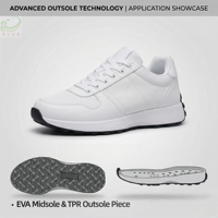 Sepatu Olahraga Kasual Model 3008-1 WL Ringan dengan Midsole EVA, Sol TPR Tahan Aus Anti-Selip, Elastisitas Tinggi, Tahan Lama, Dapat Dikustomisasi