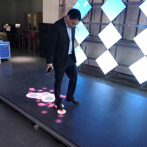 Chất lượng cao không thấm nước đầy đủ màu sắc <span class=keywords><strong>LED</strong></span> Video màn hình hiển thị ngoài trời sàn nhảy tương tác sân khấu IP65 đánh giá trung tâm mua sắm - Product Image 6