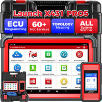 Nouveau Scanner de Diagnostic Intelligent LAUNCH X431 PRO5 avec Reprogrammation J2534, Codage ECU, Mise à Niveau CAN FD/DoIP, Plus de 50 Fonctions et 2 Ans Gratuits