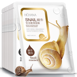 Masque facial coréen hydratant et lissant à la bave d'escargot HCHANA en gros pour la peau du visage (Marque Privée) - Product Image 1