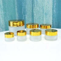 Pot de soin pour la peau au design unique personnalisé, flacon en verre transparent de 30 ml et 50 ml avec bouchon en aluminium pour crème de soin de la peau