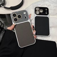 Coque de téléphone portable tendance avec grande fenêtre, design dernier cri, pour téléphones Android et iPhone 6 7 11 12 13 14 15