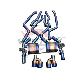 Système d'échappement Vortex Racing Valvetronic pour BMW 335i E90 E92 N54 N55, silencieux cat-back en titane à haut débit avec tuyau à découpe en forme de pie - Product Image 4