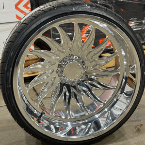 Jantes forgées 6 et 8 trous pour camions, modèles 22x12, 24x14, 26x16, 26x12, 8x8.5, 6x139.7, 8x170, 8x180, compatibles Ram, GMC, <span class=keywords><strong>Silverado</strong></span> 1500 - Product Image 4