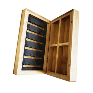 Wholesale wholesale wooden fly box To Store Your Fishing Gear 
