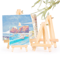 Mini tableaux en toile sur chevalet en bois, panneaux de peinture blancs pour artistes, pour la peinture artisanale, le dessin et les artistes
