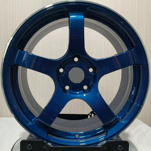 Jantes forgées concaves bleu bonbon 18 19 20 pouces <span class=keywords><strong>5</strong></span> branches pour voitures de sport G-TR Sup-ra Sk-yline – Jantes personnalisées - Product Image 2