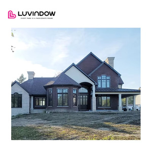 Dernière conception de fenêtre à battant populaire résistant aux ouragans isolation thermique double vitrage en bois inclinable fenêtres tournantes - Product Image 4