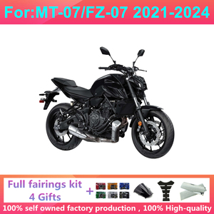 Kit de Carenado Completo para Motocicleta, Compatible con Yamaha MT07 FZ07 2012-2017, <span class=keywords><strong>2021</strong></span>, 2022, 2023, 2024 - Product Image 2