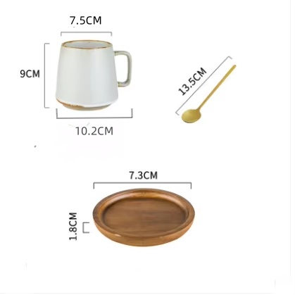 plateau en bois marron