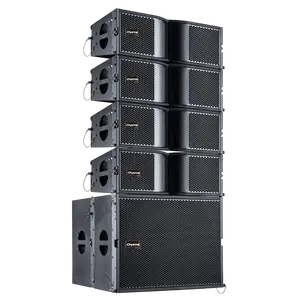 PA system speaker box Dual 8 line array speakers set line array speaker subwoofer sound system for concert