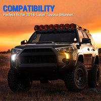 Fábrica de luces de reparación de automóviles Marco de luz antiniebla decorado para 4Runner 2014 2015 2016 2017 2018 2019 2020 2021 2022 2023