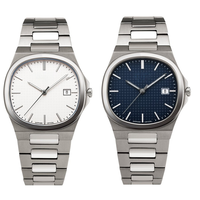 Montre de luxe pour femme avec mouvement à quartz Ronda, revêtement antireflet, saphir, 20 mm, 10 ATM, ultra-fine, en titane, personnalisée, simple et élégante