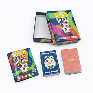 Cartes à Jouer Personnalisées pour Réseaux Sociaux et Divertissement de Table, avec Boîte Rigide en Deux Pièces, Idéales pour Cadeau Promotionnel - Product Image 1