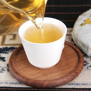Thé Pu-erh cru de haute montagne du Yunnan, 100g, <span class=keywords><strong>Qi</strong></span> <span class=keywords><strong>Zi</strong></span> <span class=keywords><strong>Bing</strong></span>, thé noir Sheng Pu-erh non fermenté traditionnel chinois, vente en gros - Product Image 3